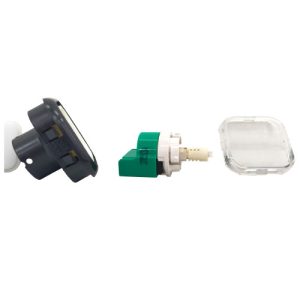 Viridian and WS Push Button assembly Square with 12V LED (Part No. 432870)