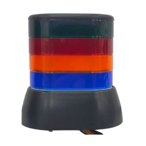 Viridian and WS  4 Tier Tower Light with (Dark Blue/Red/Orange/Blue) (Part No. 590465_401)